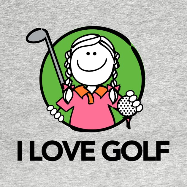 I Love Golf by MiCarita.com